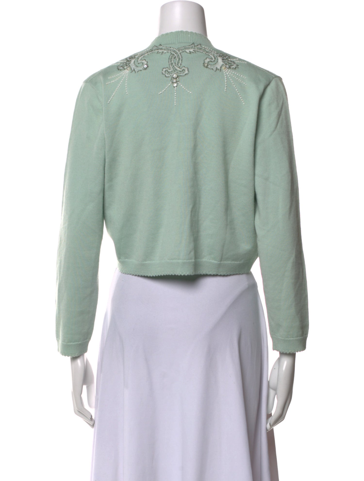 Carolina Herrera Virgin Wool V-Neck Sweater